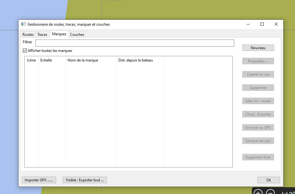 OpenCPN GPX configuration step 2