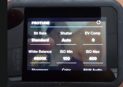 Configuration GoPro partie 2