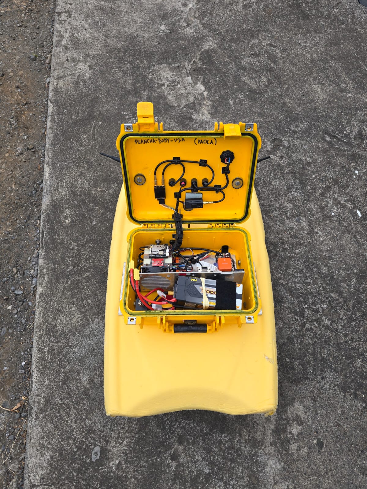 Positionnement des batteries.