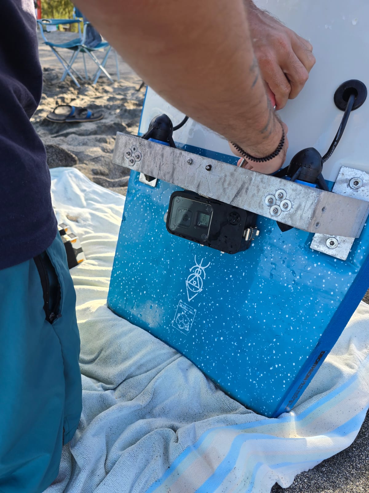 Fixation de la caméra